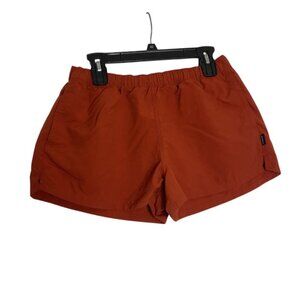 Patagonia Worn Wear Barely Baggie Womens Red Athletic Shorts Size Large